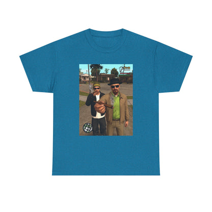 Heisenberg And Jesse Breaking Bad Grand Theft Auto Blunts Tee