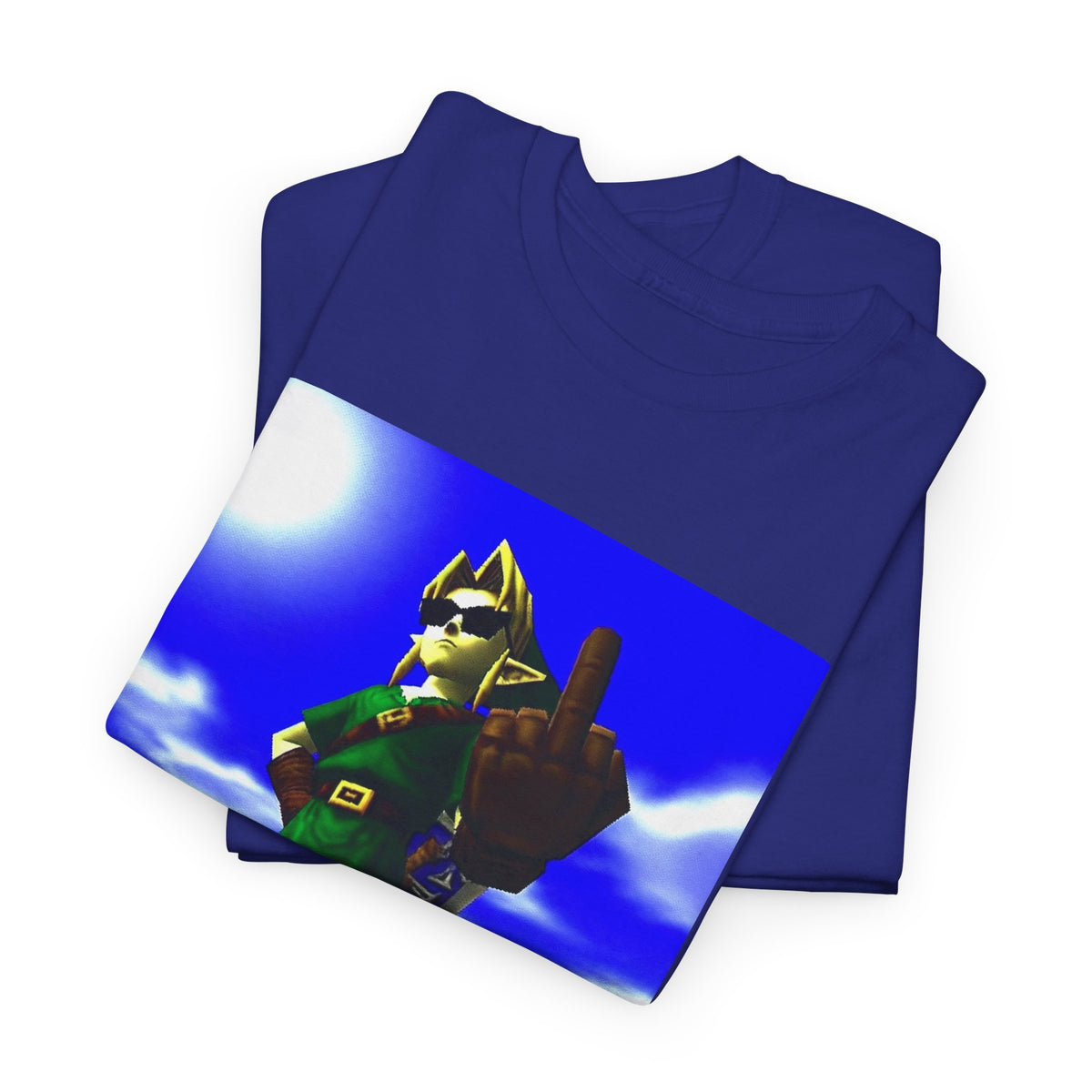 Cool Link Flipping The Bird Tee