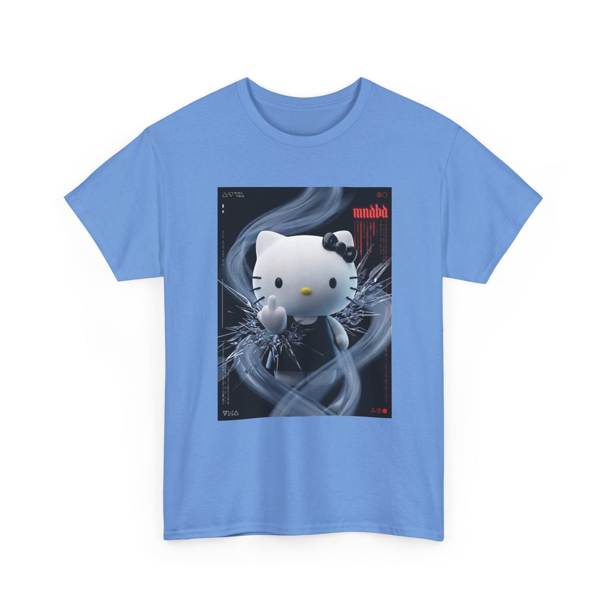 Edgy Hello Kitty Giving Middle Finger Tee