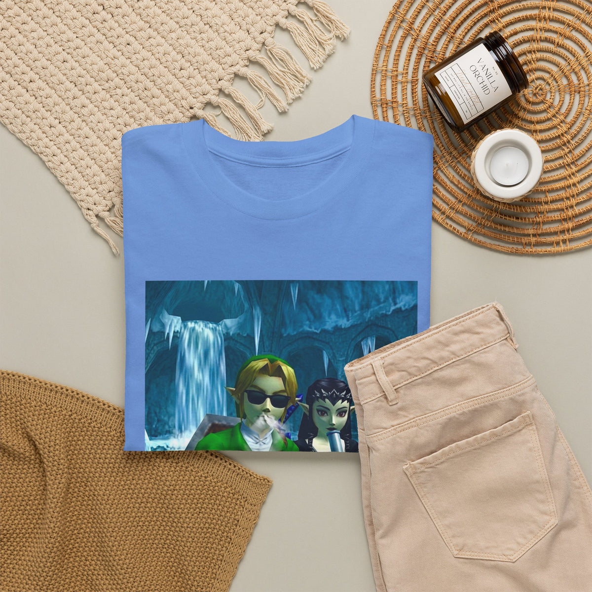 Hero and Dark Princess Chillin' in Ice Cave