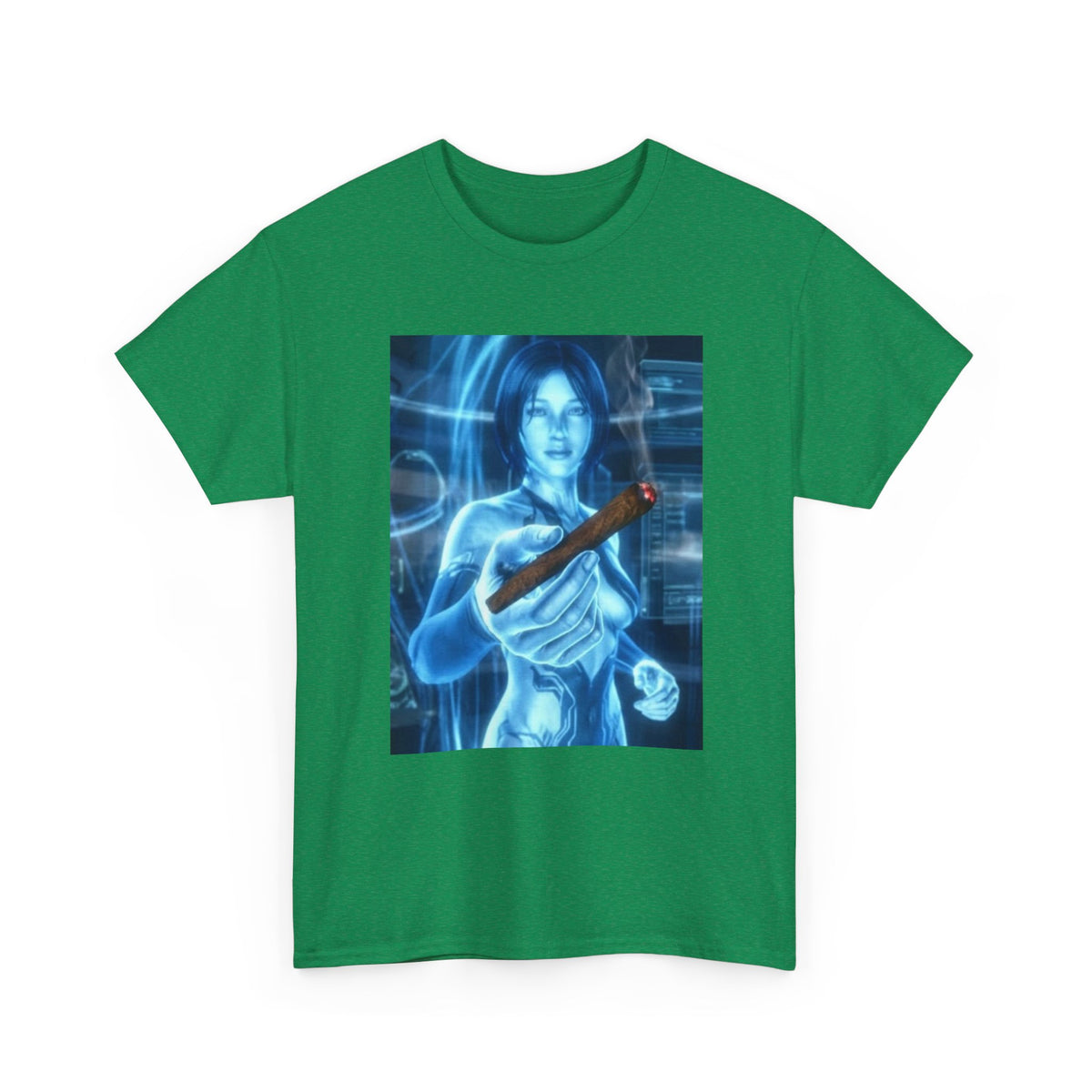 Holographic Babe Passing The Blunt Tee