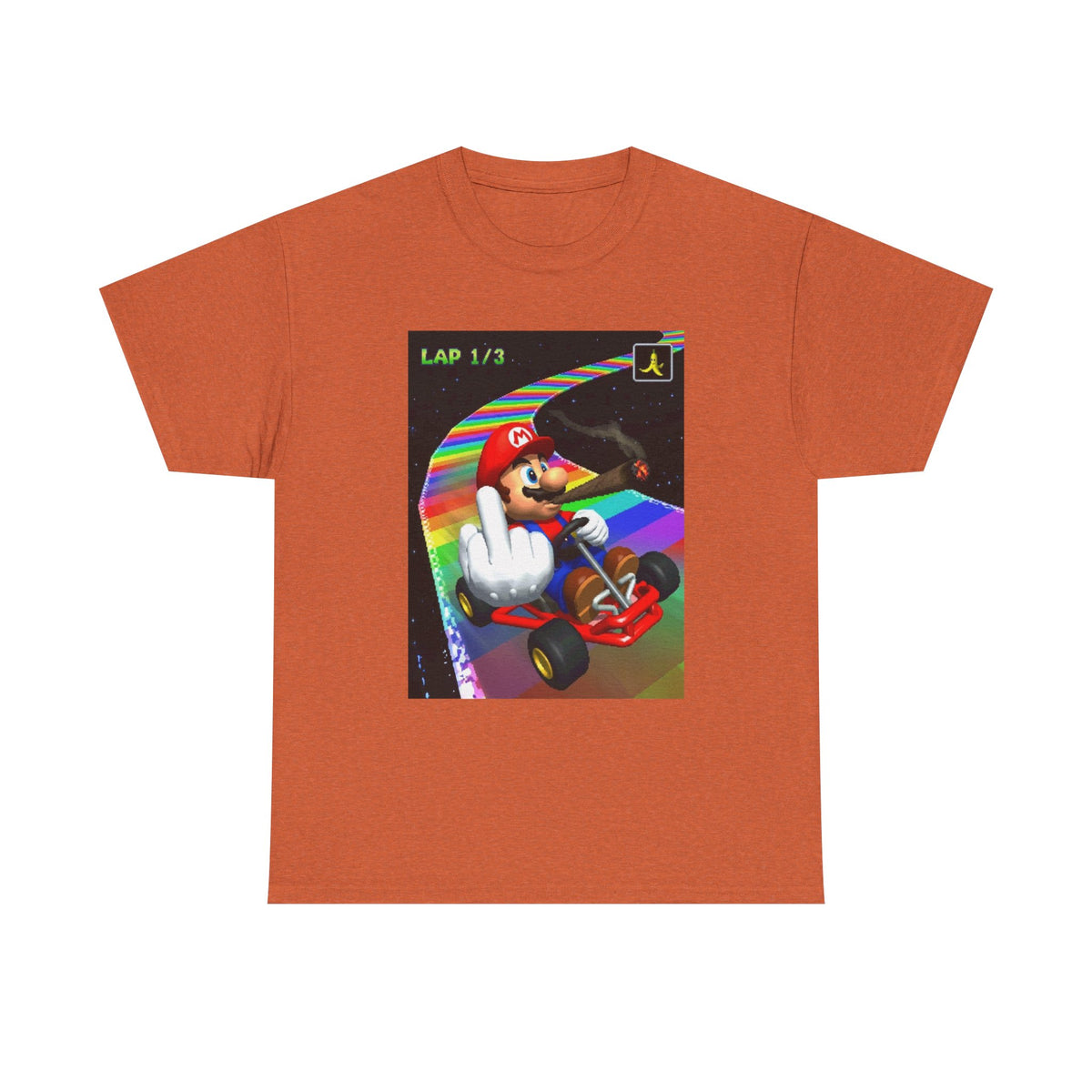 Mario Karting, Blazing, And Flipping The Bird Tee