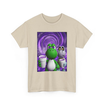 Yoshi And Dry Bones Sippin' Purple