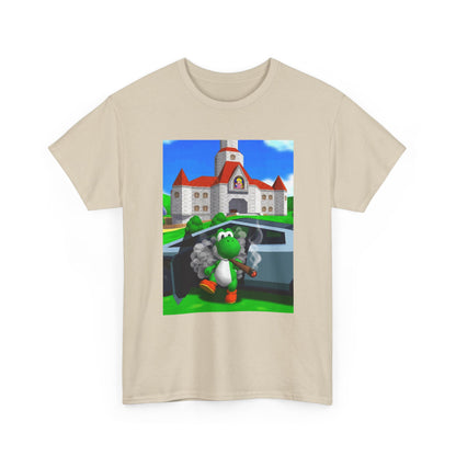 Yoshi Hotboxing Outside Princess Peach's Castle