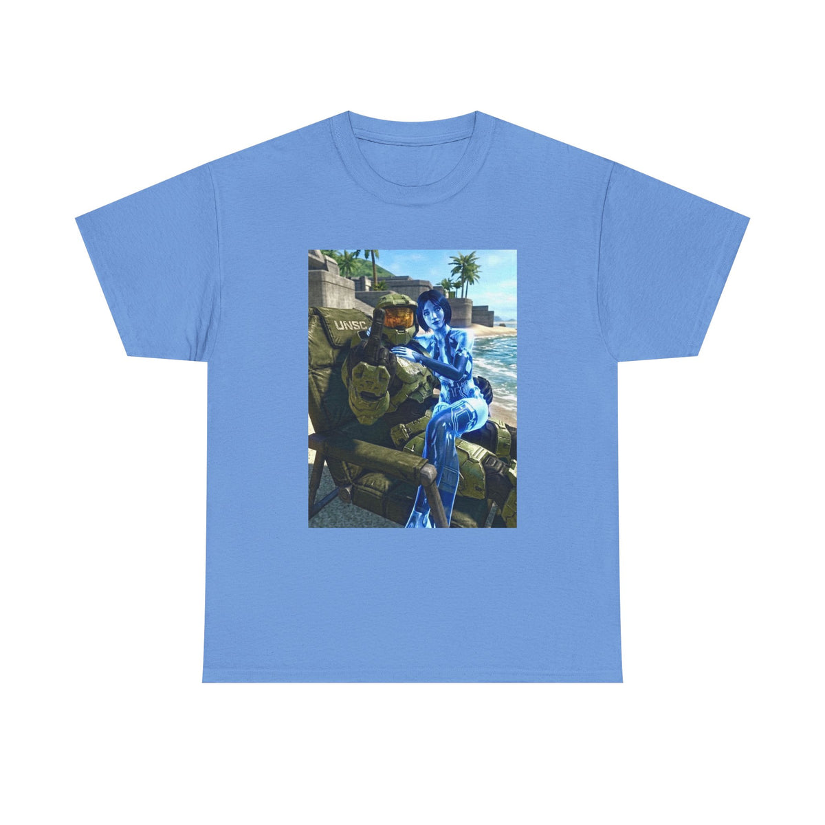 Master Chief and Cortana Beach Relaxing