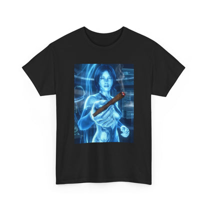 Holographic Babe Passing The Blunt Tee