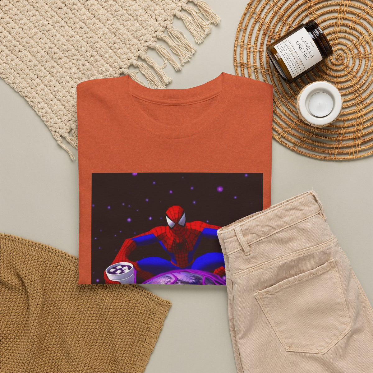 Spider-Man Pouring Lean On Earth
