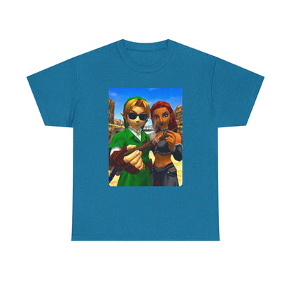 Link And Gerudo Blazing Out West Tee