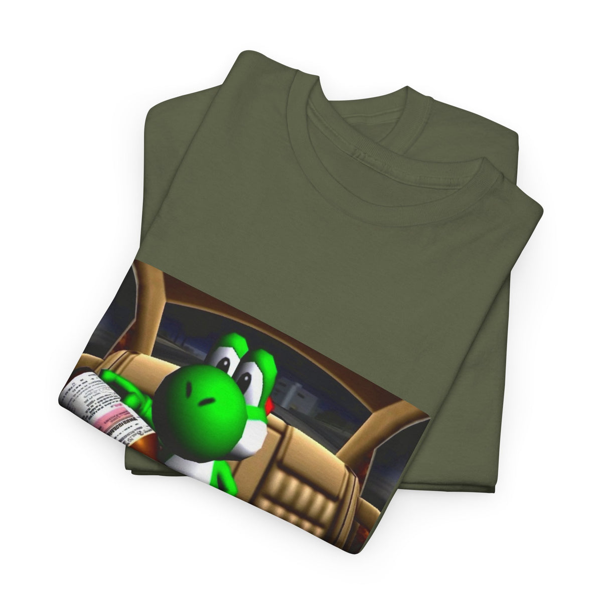 Yoshi Pouring Lean In Car Tee