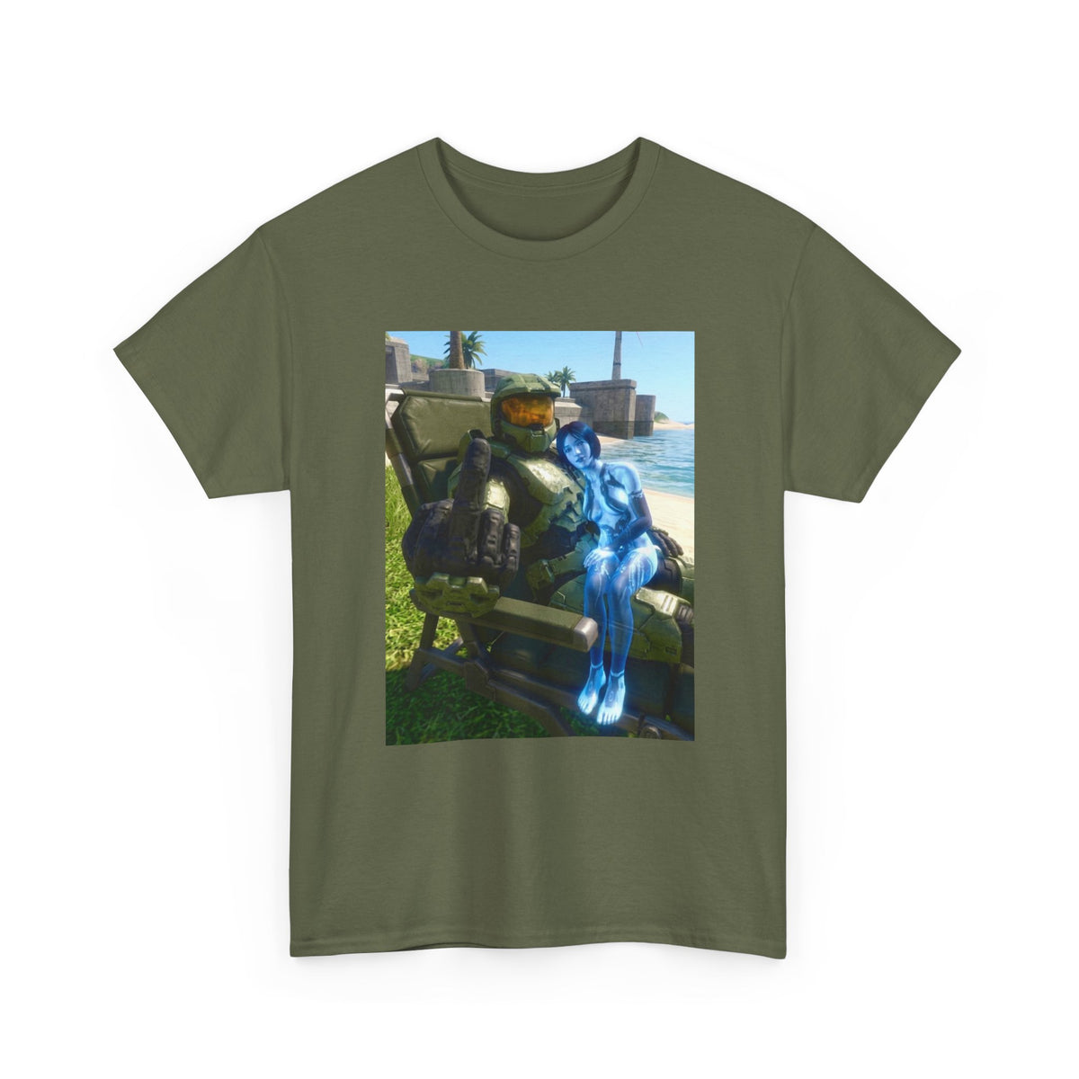 Master Chief And Cortana Chilling Out
