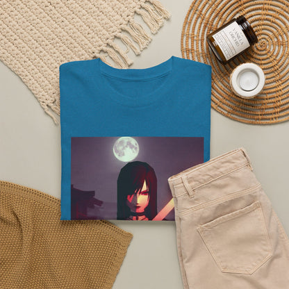 Samurai Warrior With Glowing Katana Tee