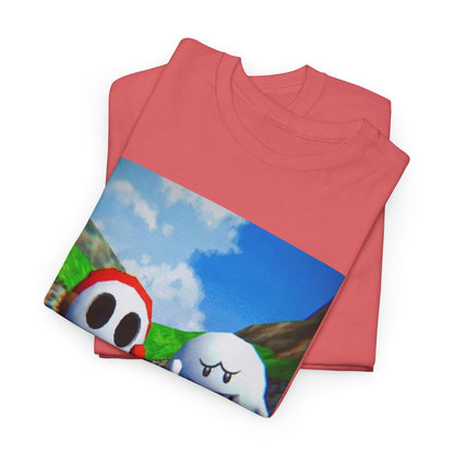 Shy Guy And Boo Flipping Off Tee