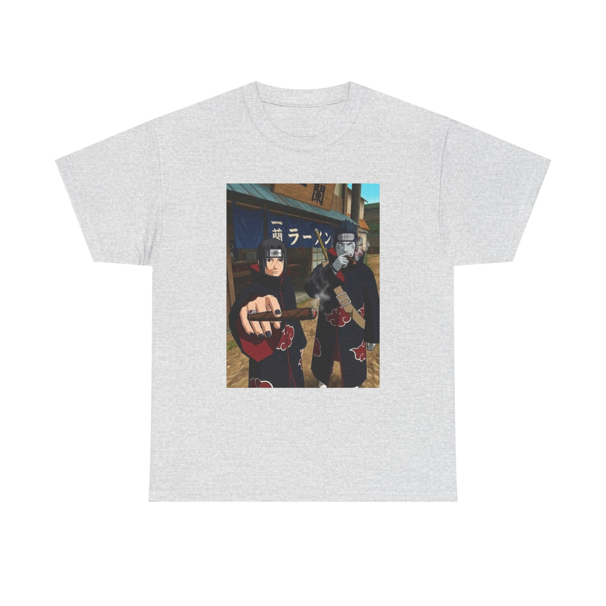 Itachi And Kisame Smoking Akatsuki Tee