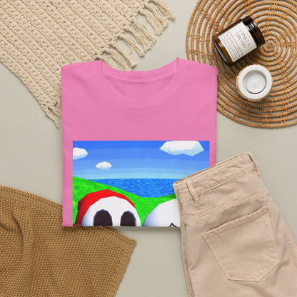Shy Guy And Boo Flipping Off Tee (Design 5)