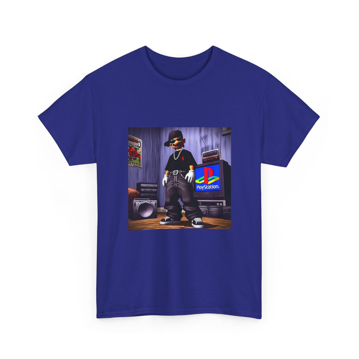 Gamer Mario Sporting Drip In His Room