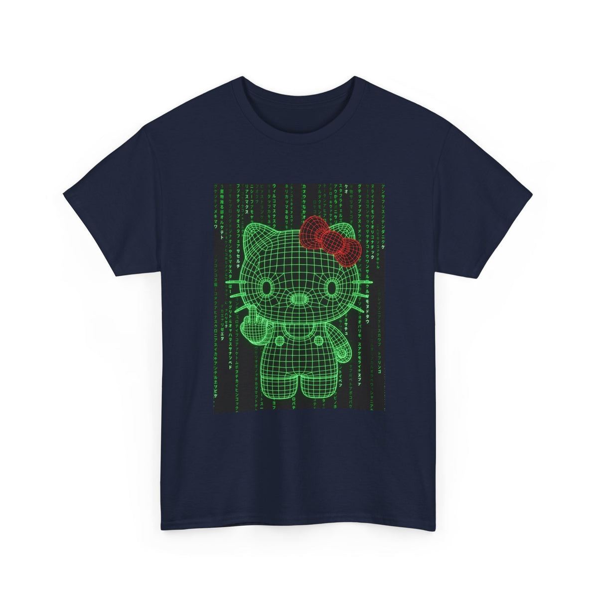 Cyber Hello Kitty Flips The Bird Tee