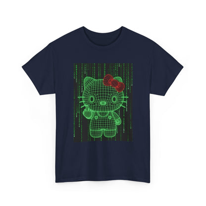 Cyber Hello Kitty Flips The Bird Tee