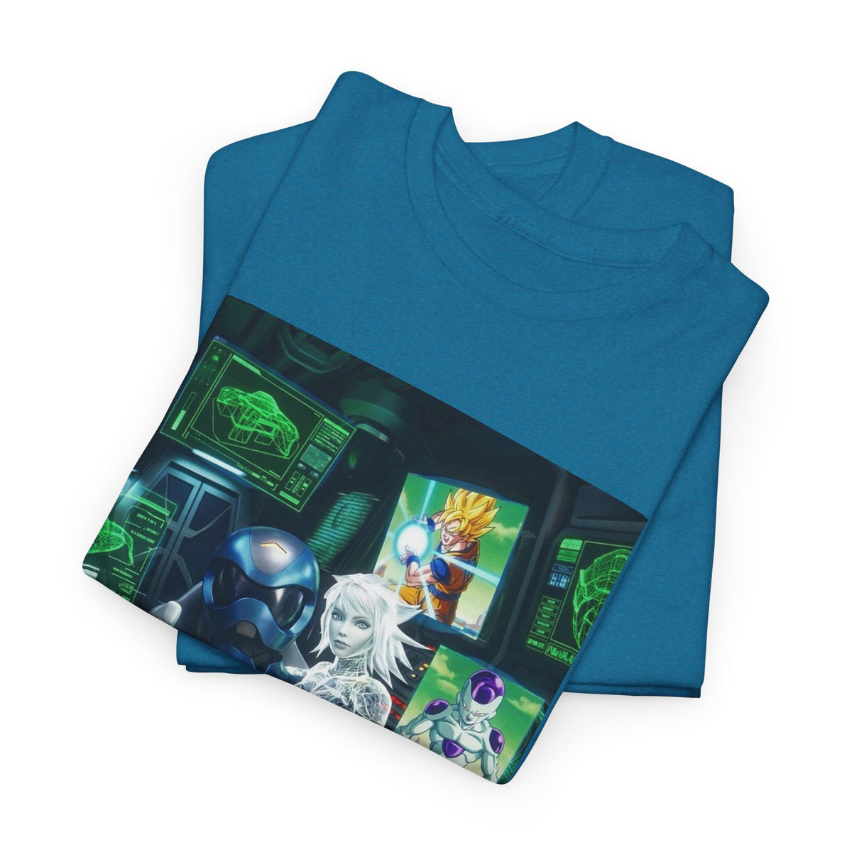 Cybernetic Pilot, Holographic Girl, And Dragon Ball Z