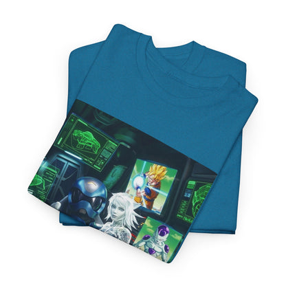 Cybernetic Pilot, Holographic Girl, And Dragon Ball Z