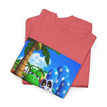 Yoshi And Dry Bones Flipping The Bird Tee (Design 6)