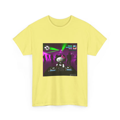 Hello Kitty DJing Dubstep Rave Tee