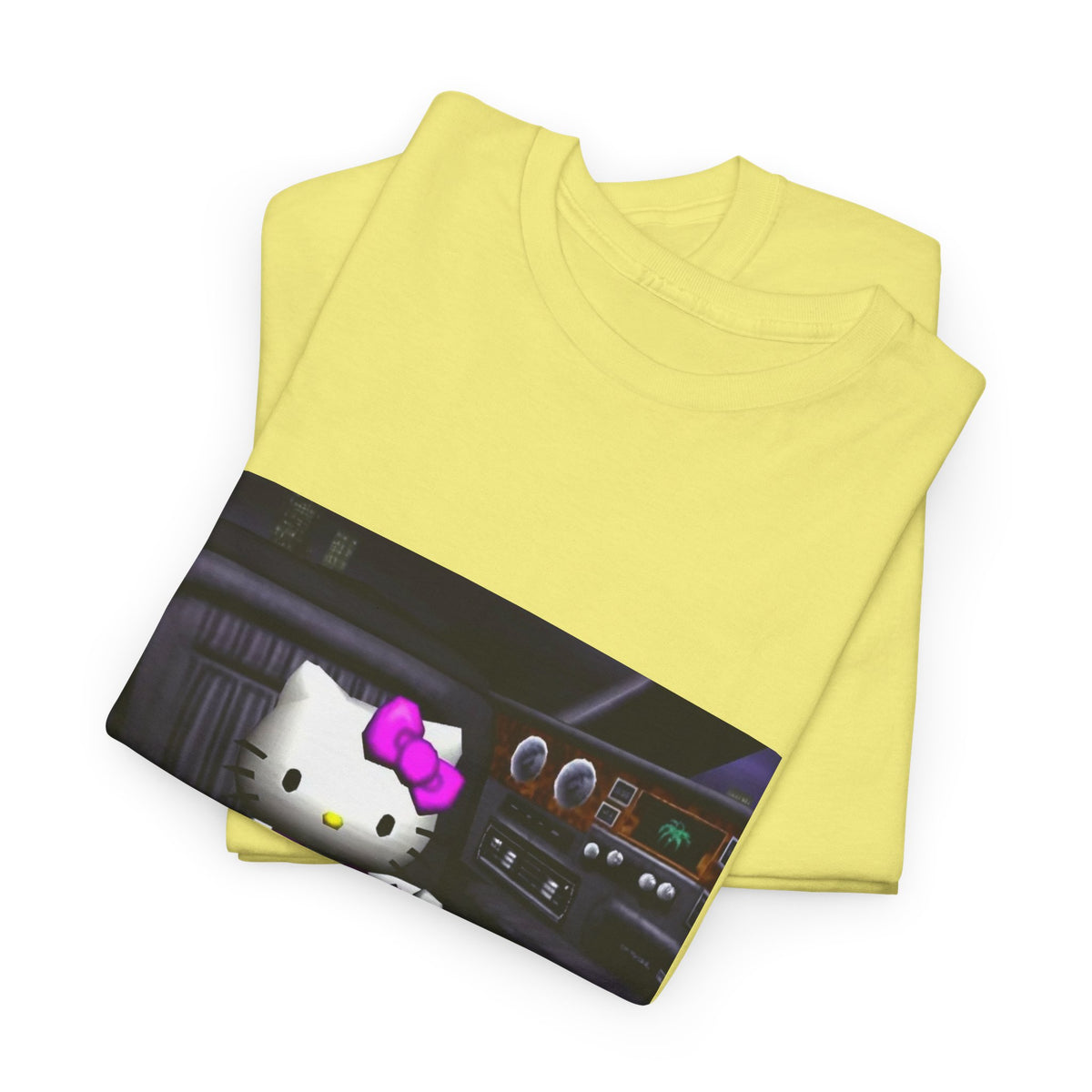 Kitty Pouring Purple Drank In Car Tee