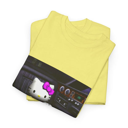 Kitty Pouring Purple Drank In Car Tee
