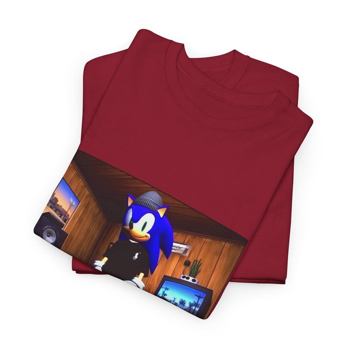 Gamer Sonic Dressed To Chill