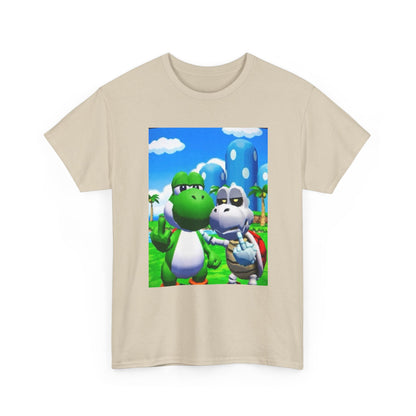 Yoshi And Dry Bones Flipping Off Tee (Design 7)