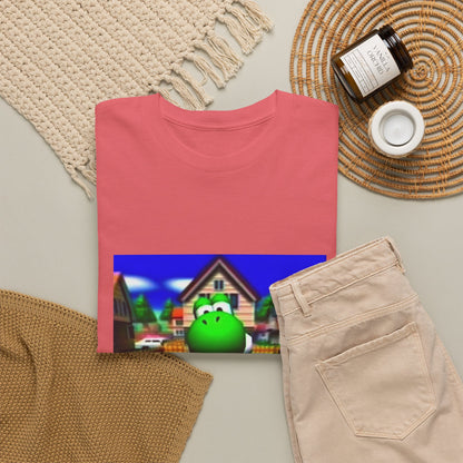 Yoshi Giving The Finger In Neighborhood Tee