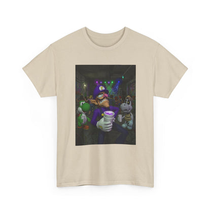 Waluigi, Yoshi, And Dry Bones Clubbin' Tee