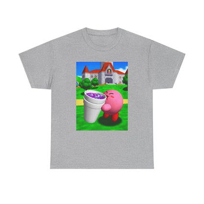 Kirby Sipping Purple Drank In Princess Peach's Castle