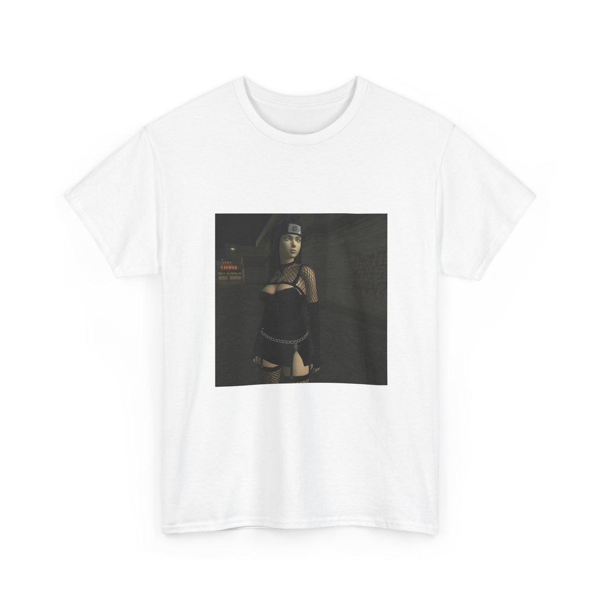 Anime Kunoichi Character Street Scene Tee