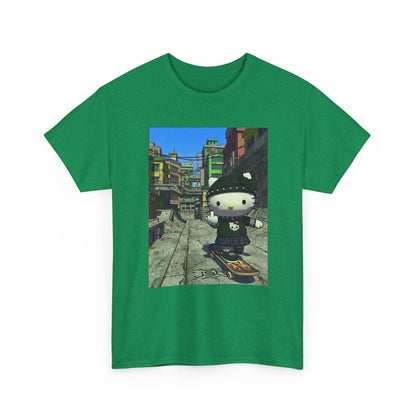 Punk Hello Kitty Flipping The Bird Tee