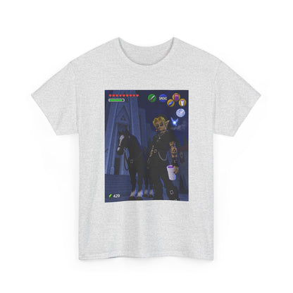 Goth Link Smoking With Epona Tee