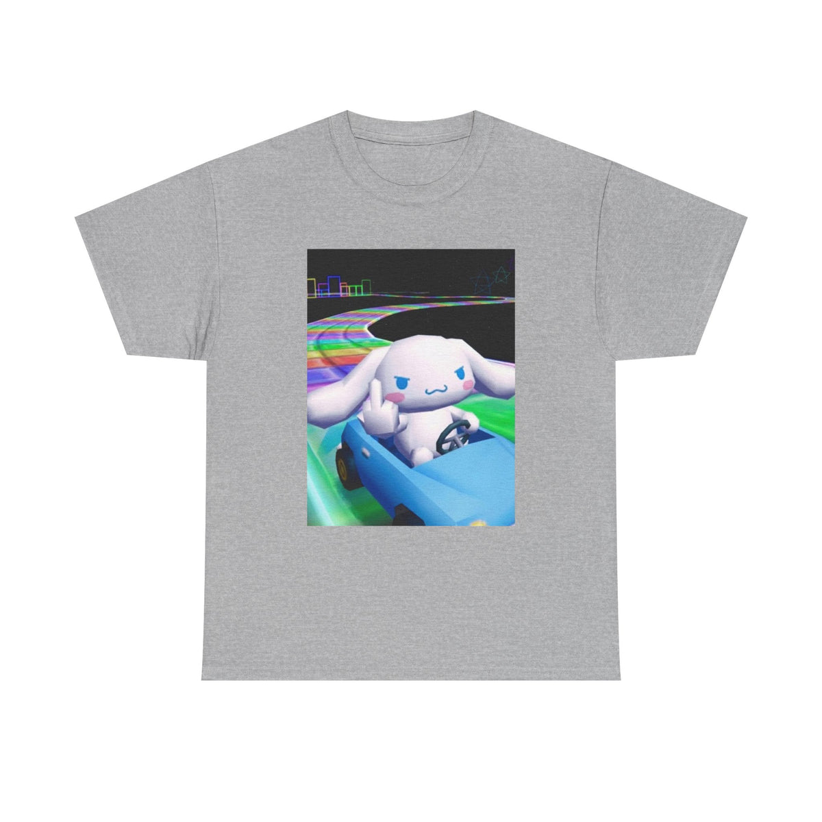 Cinnamoroll Kart Race Middle Finger Tee