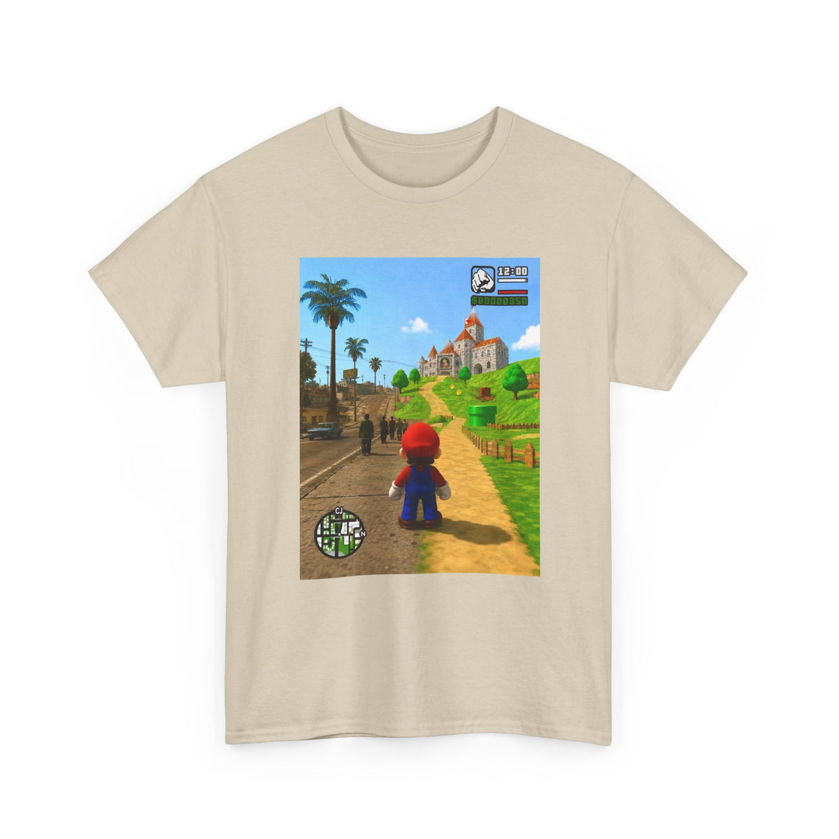 Mario Exploring San Andreas Streets