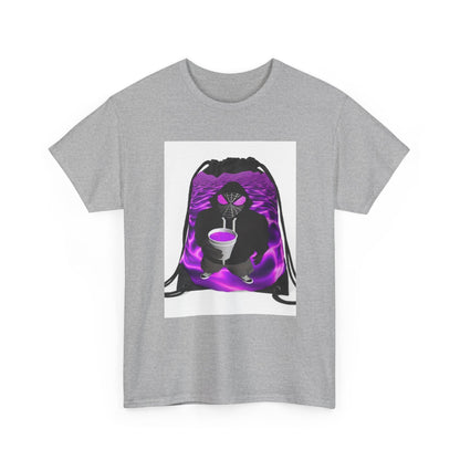Spider-Hoodie Character Sipping Purple Drank Tee