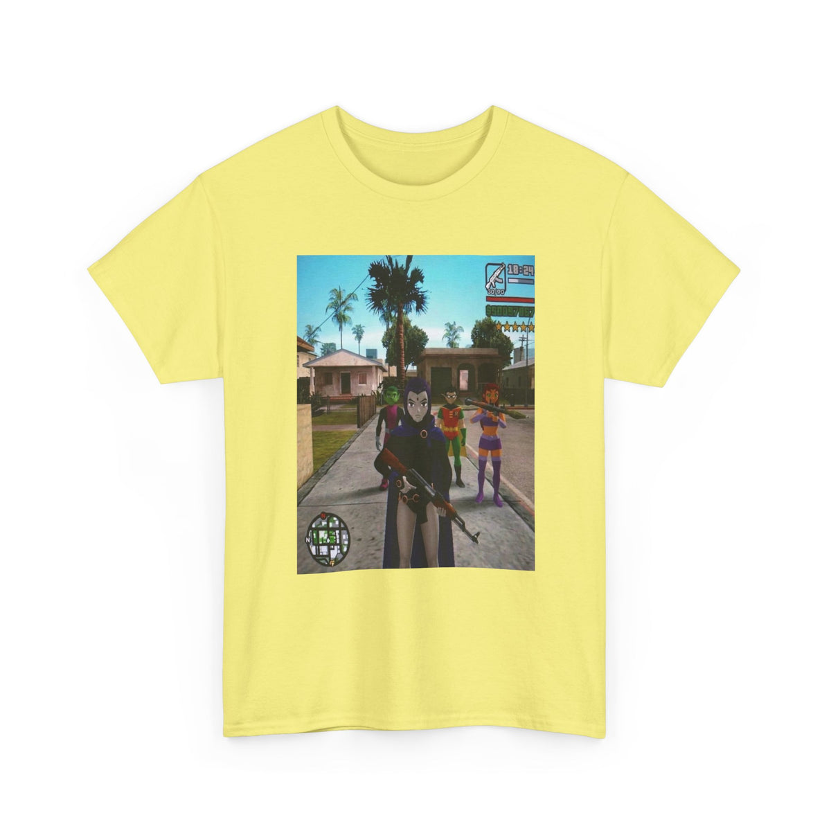 Teen Titans Grand Theft Auto Crossover Tee