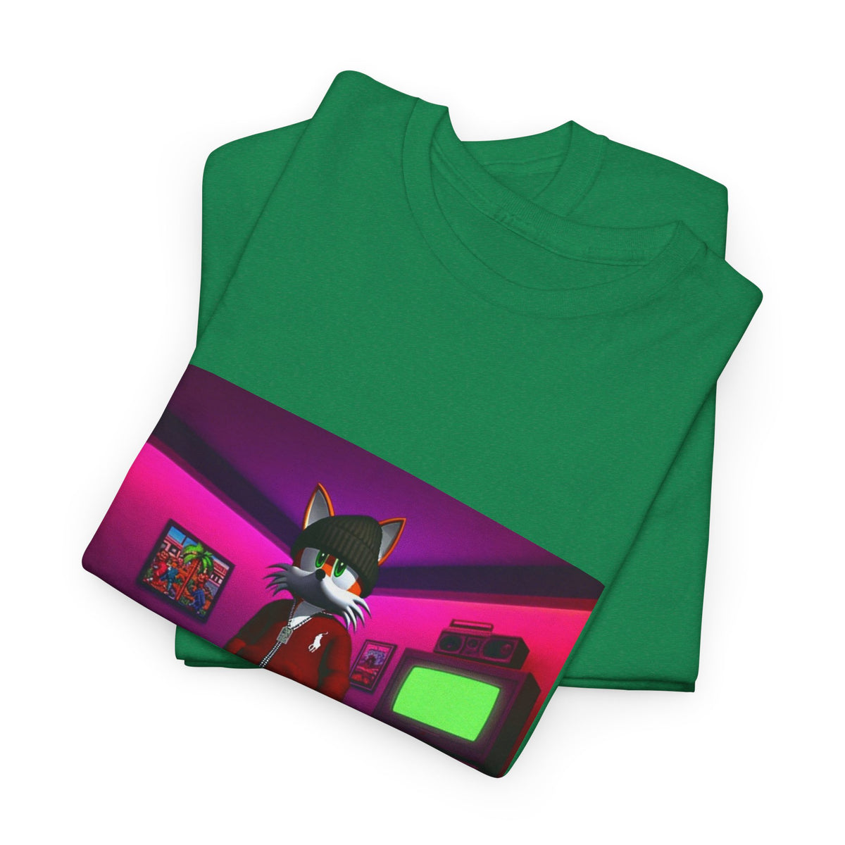 Swagged-Out Fox In Retro Chill Pad