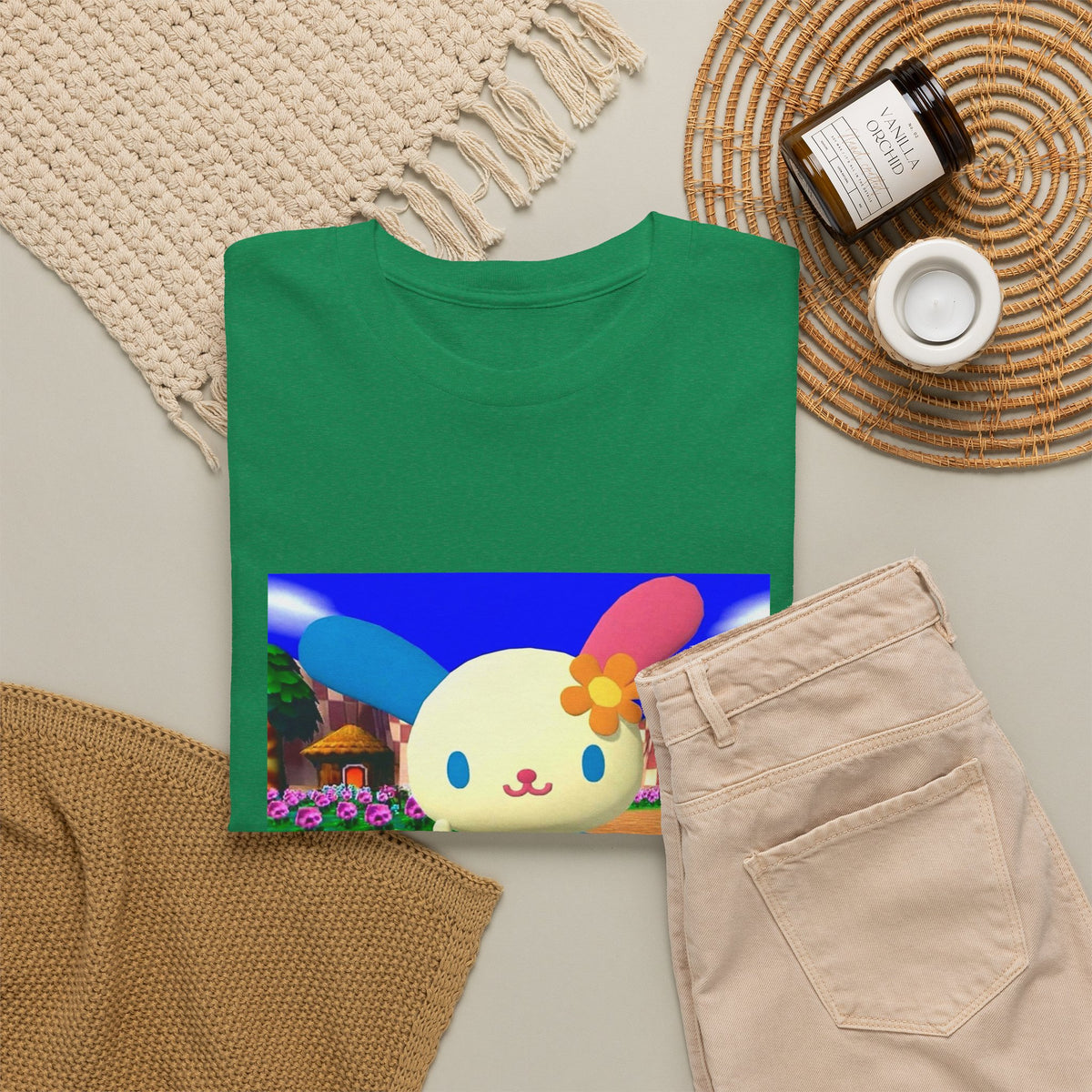Cute Bunny Giving The Finger Tee