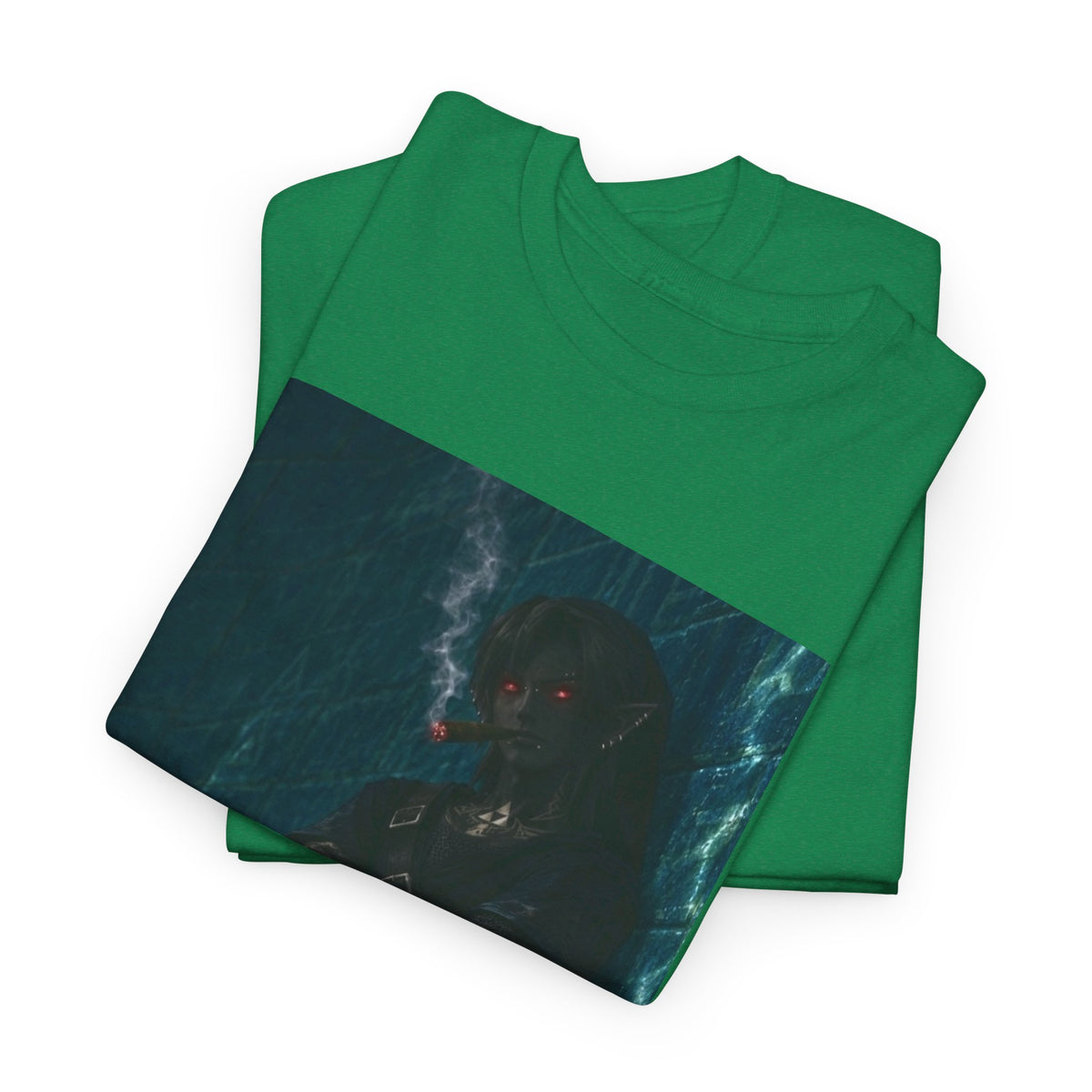Dark Link Smoking A Lit Cigar Tee