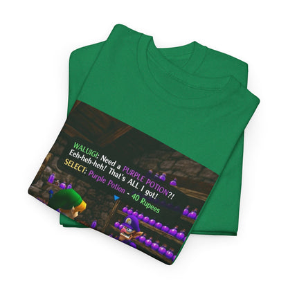 Waluigi Sells Purple Potions To Link