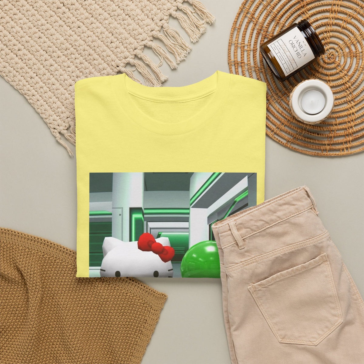 Kitty And Slime Flipping The Bird Tee