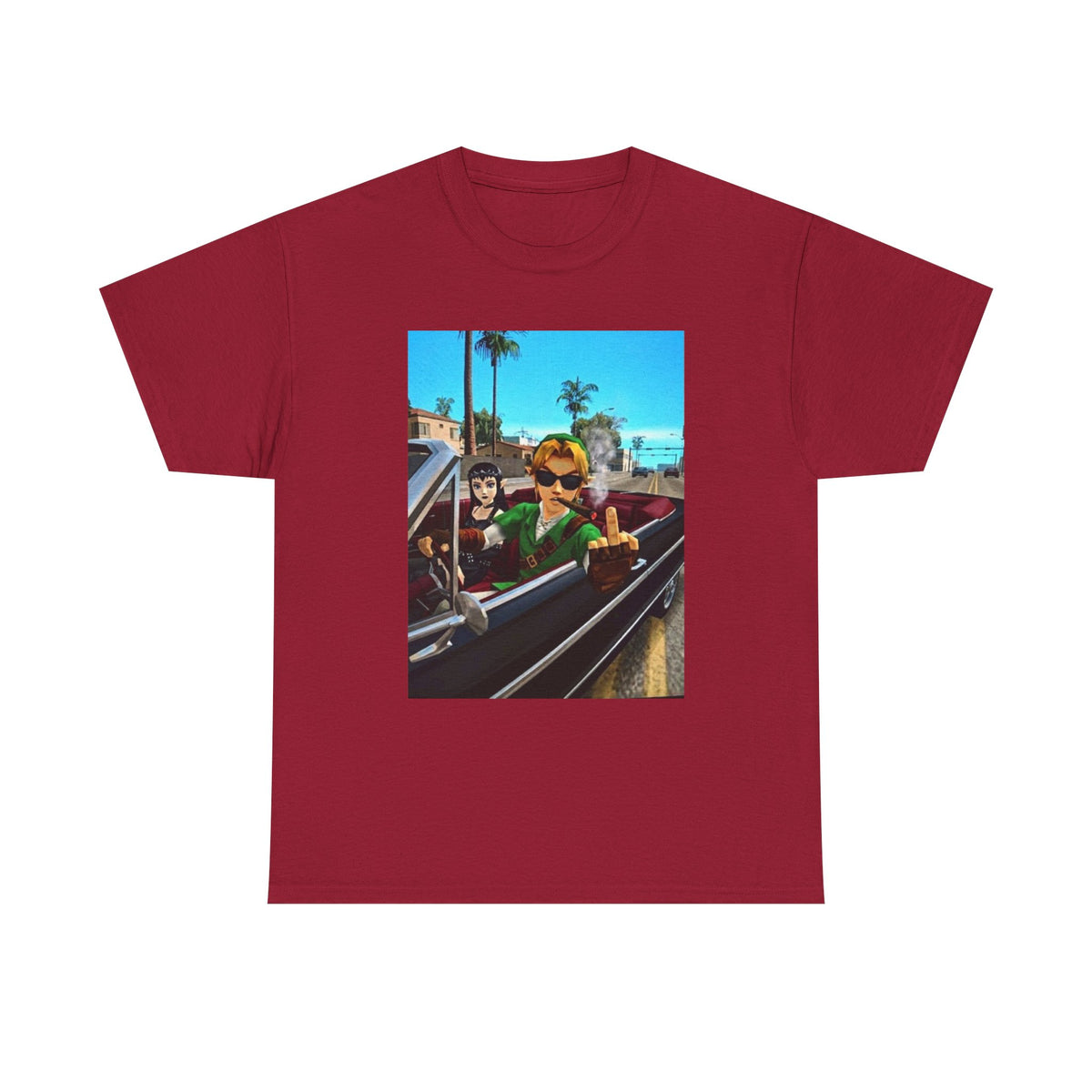 Gamer Legend Cruisin' And Flippin' The Bird Tee