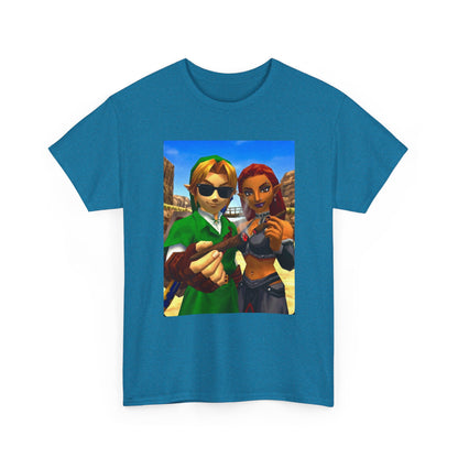 Link And Gerudo Blazing Out West Tee