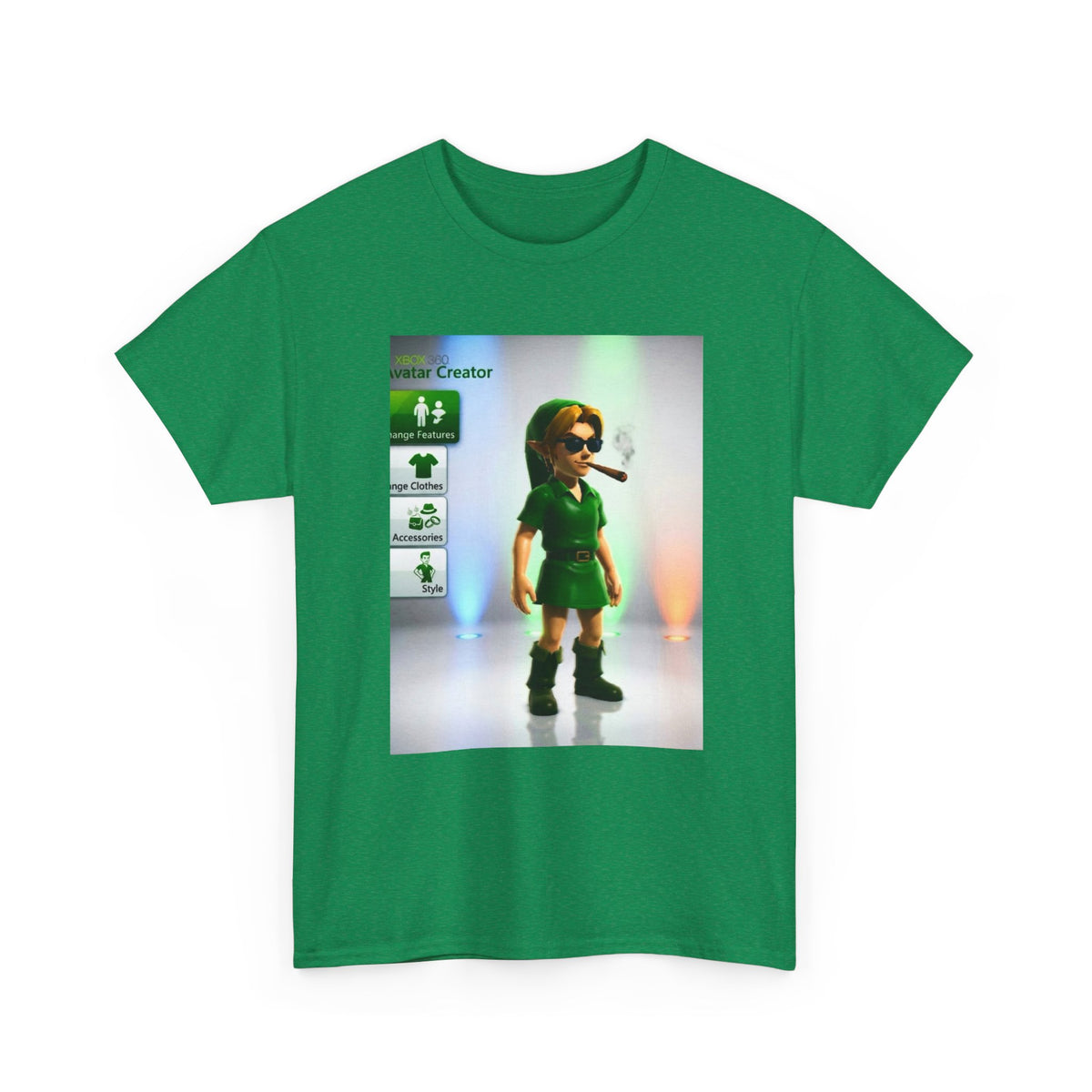 Xbox Avatar Link Smoking Blunt Tee