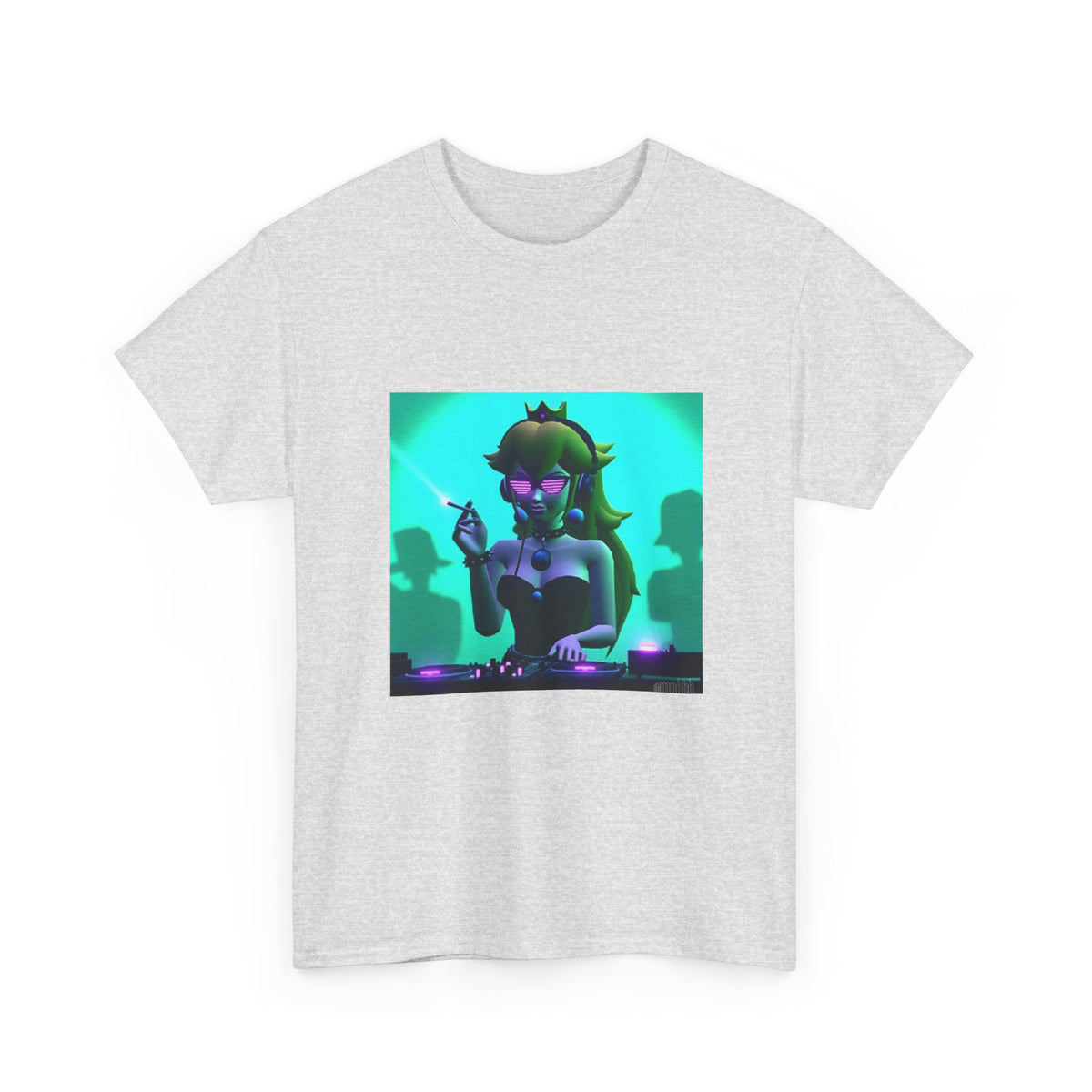 Dark Princess Peach DJ Smoking Tee