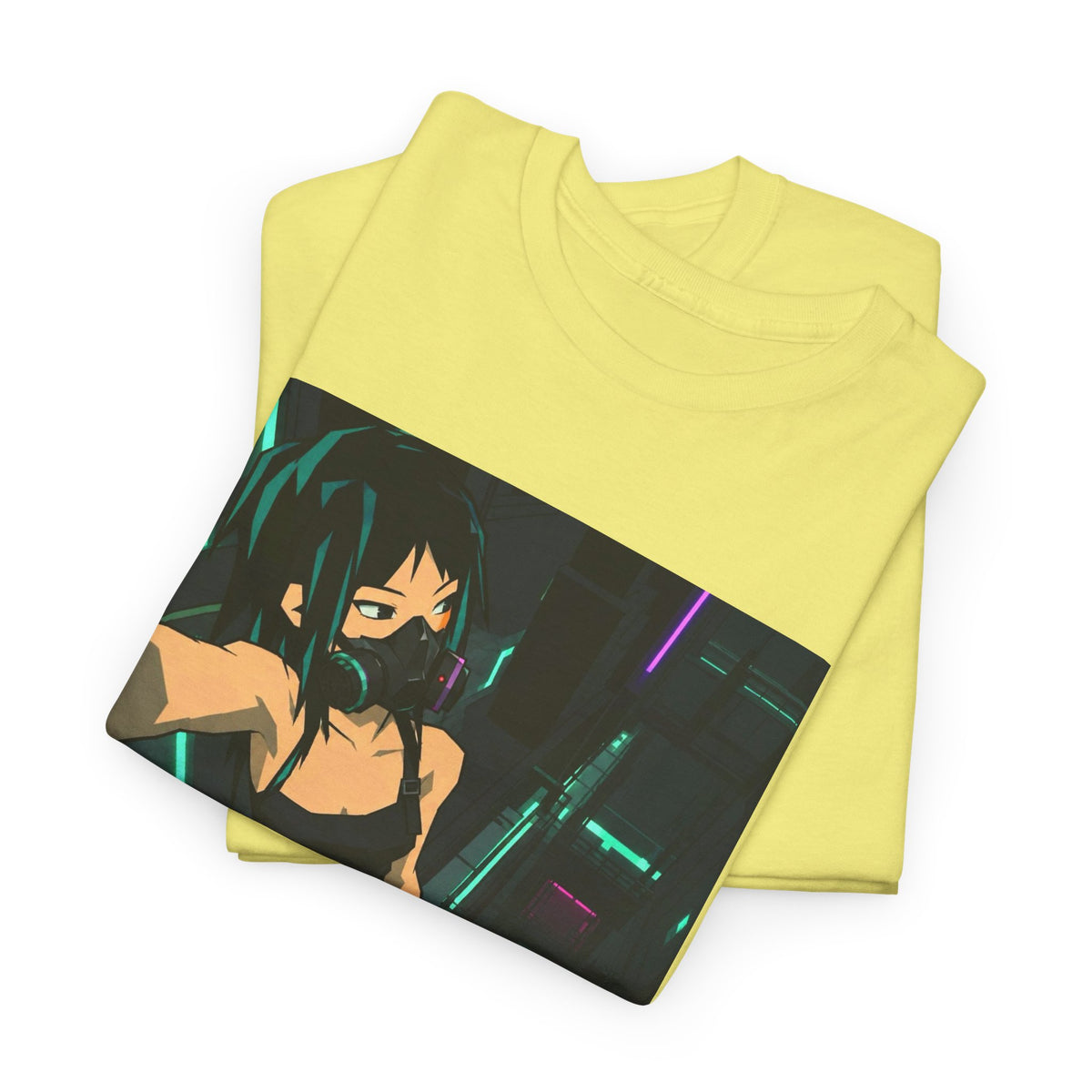 Green Horizon Blur Graphic Tee
