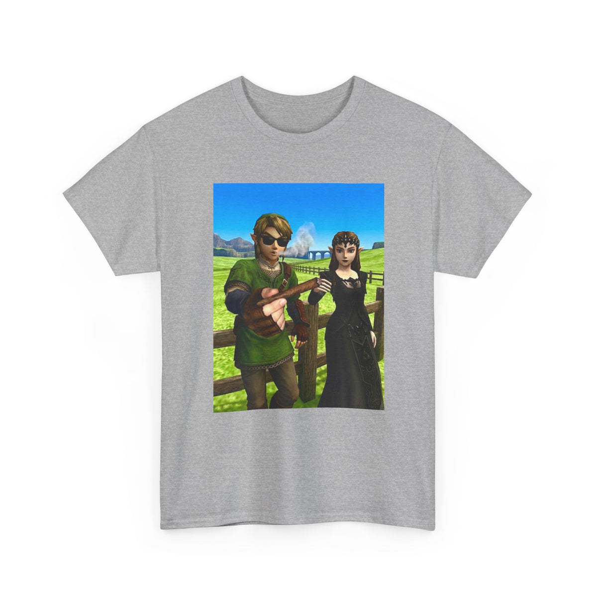 Link And Zelda Passing A Blunt Tee